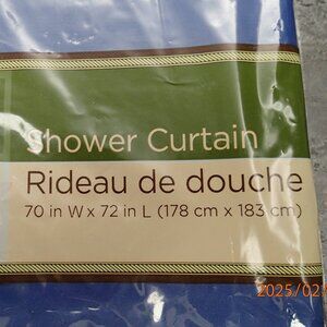 Home Collection Shower Curtain Blue